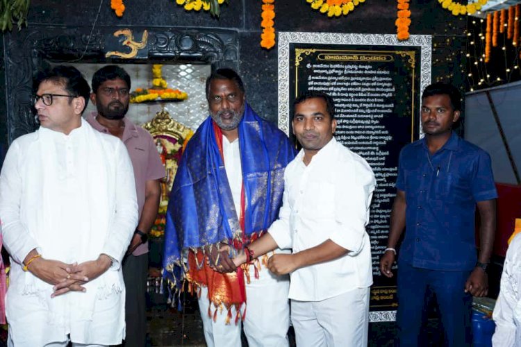 గోదావరిఖని ఐ.బి. కాలనీ శ్రీ విఘ్నేశ్వర–భక్తాంజనేయ స్వామి ఆలయ పునరుద్ధరణ: మంత్రులు శ్రీధర్ బాబు, లక్ష్మణ్ కుమార్ సందర్శన