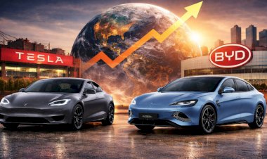 BYD overtakes Tesla to become world’s top EV seller in 2025